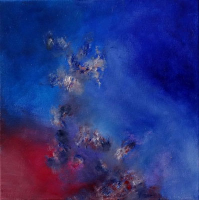 "Zauberbaum II", 2020 - Öl auf Leinwand, 30x30 cm