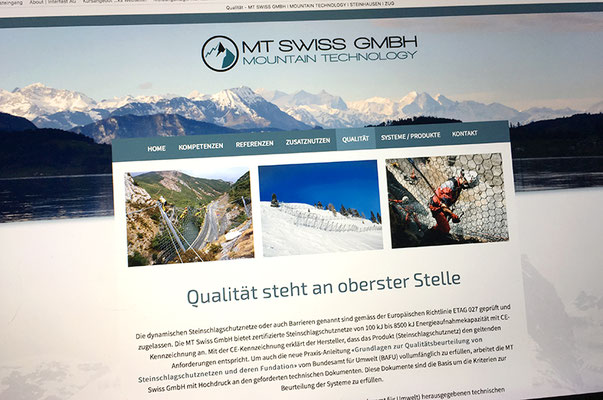 MT Swiss GmbH – Visual Identity inkl. Logo, Briefschaften und Webseite