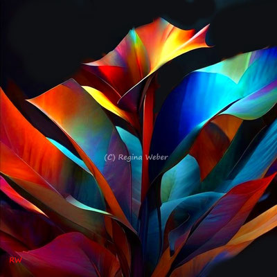 the beauty of nature documented in vibrant colours which sparkle even more because of the black background