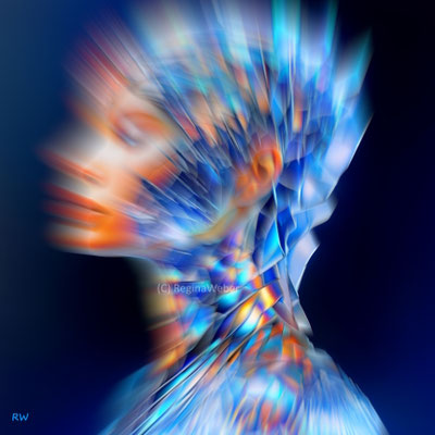 1 "Nur ein Moment/just a moment" digital painting to be printed and painted in every size on canvas/druckbar und bemalt in jeder Größe auf Leinwand