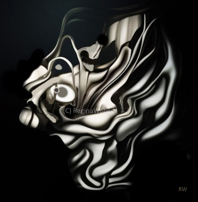 When the brain is missing, greed and the brutal pursuit of power are to be found - cubism fantasy