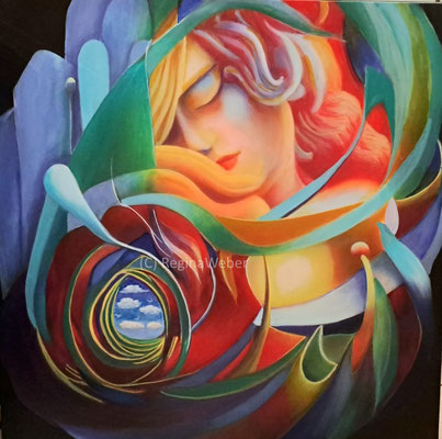 figurative expressionism - Who is not dreaming of a better world? and the entry is to be found in this painting.