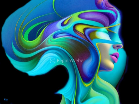 figurative expressionism - Life means changes, nothing is for ever, here demonstrated in a positive, beautiful way