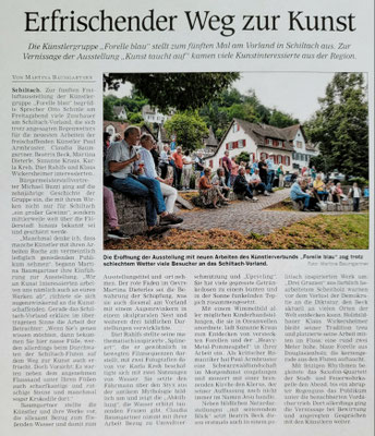 Vernissagebericht, Offenburger Tageblatt, 15. Juli 2024