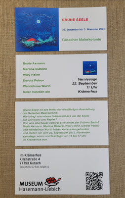 Flyer "Grüne Seele"