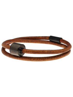 Herrenarmbänder mit Edelstahl in silber oder schwarz mit Leder/nautischem Seil -179,00 €