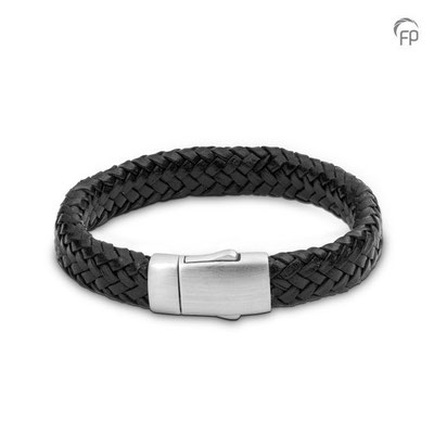 157,00 € echtes Lederarmband mit 925 Sterling Silber, Aschekammer inklusive, in verschiedenen Längen