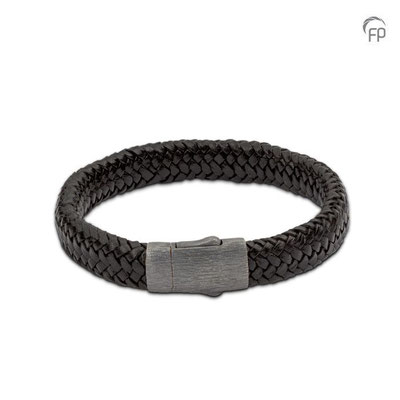 157,00 € echtes Lederarmband mit 925 Sterling Silber, Aschekammer inklusive, in verschiedenen Längen