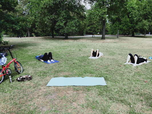 Séance Pilates parc bordelais