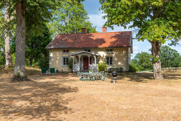 Das Gästehaus mit Außensitz