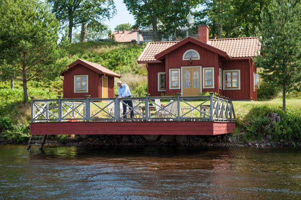 Das Seehaus mit Steg