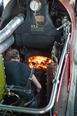 Die Maschine vom Museumsschiff "Thor"