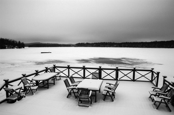 Der Steg im Winter