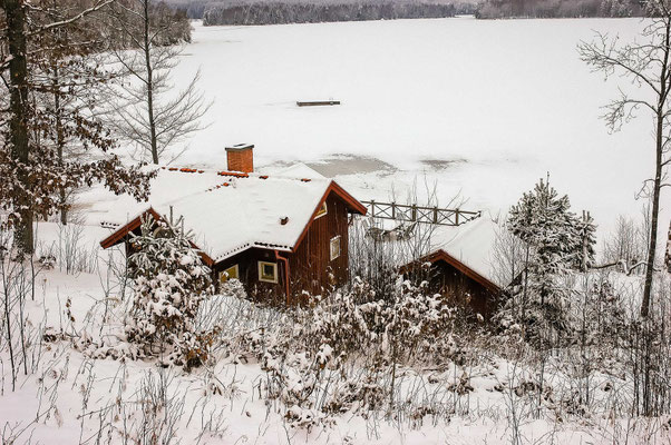 Winterlandschaft auf Skälsnäs