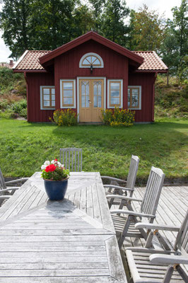 Das Seehaus mit Steg