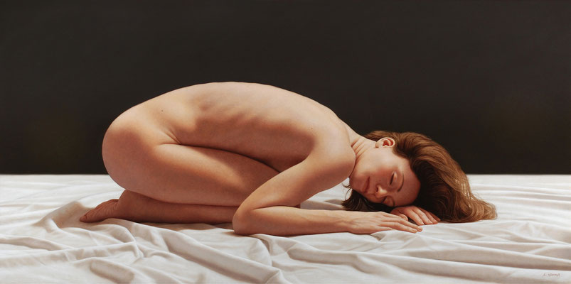 Nude, 50 x 100 cm, óleo sobre lienzo, 2012