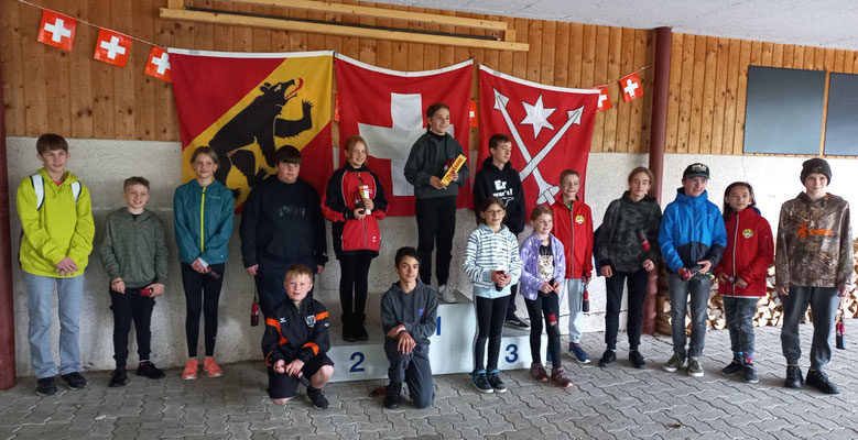 Siegerehrung U13/15 in Schwadernau