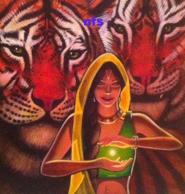 Durga and Her Tigers/Not for sale
