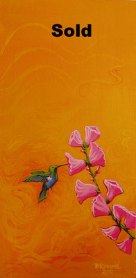 The Humming Bird Greets the Flowers/ gift