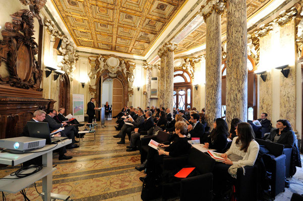 La "Salle des Colonnes", Université LUISS, Rome