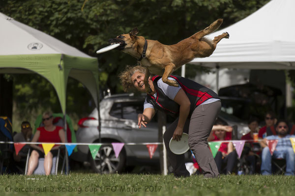 Barbara Santagati e Achi - Cheicabigul Disc Dog Cup UFO Major 2017