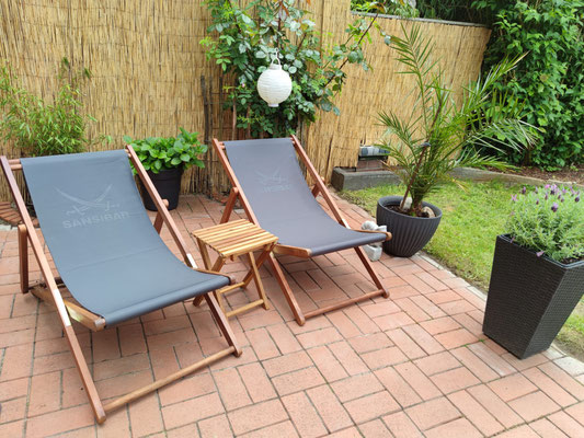 Chill-out- Lounge und die Natur genießen