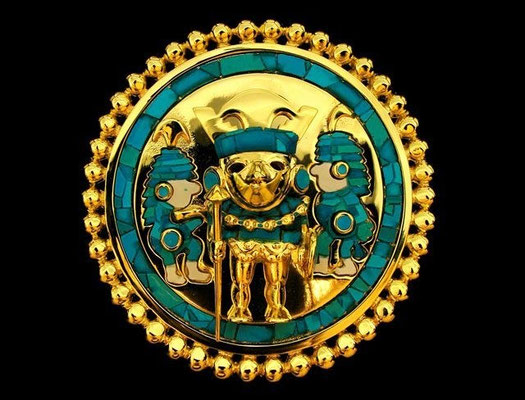 Médaille pré-colombienne 