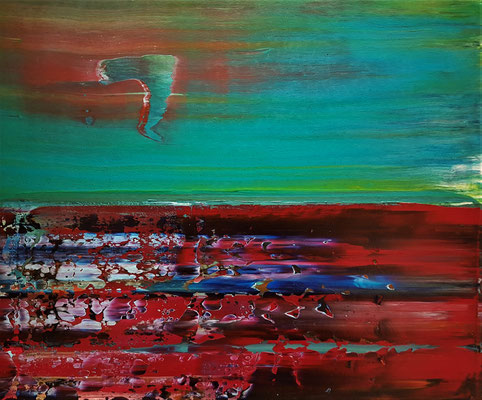 THE MOMENT - Acrylic on canvas  60 x 50cm