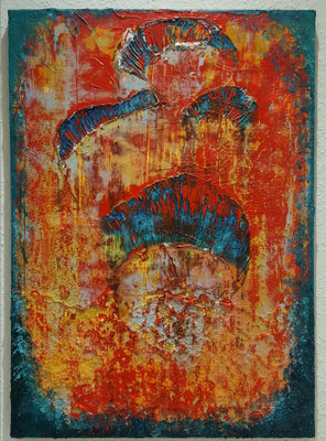 PARAGLIDING - Acrylic on canvas  70 x 50cm