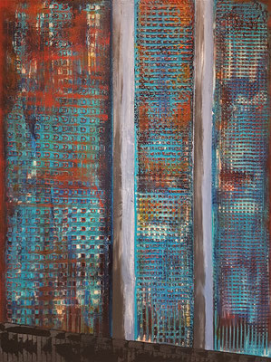ANOTHER DAY IN NYC - Acrylic on canvas 80 x 60cm