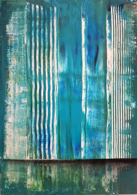 WINDOWS GATE 32 - Acrylic on canvas  70 x 50cm
