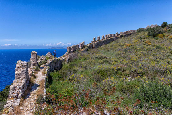 ottomanische Burg in der Bucht von Navarino 