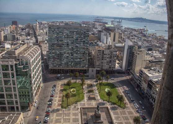 Montevideo: Blick vom Palacio Salvo 