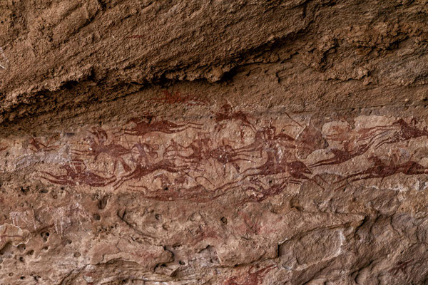 Reiterszene in der Terkei Barakatra Höhle