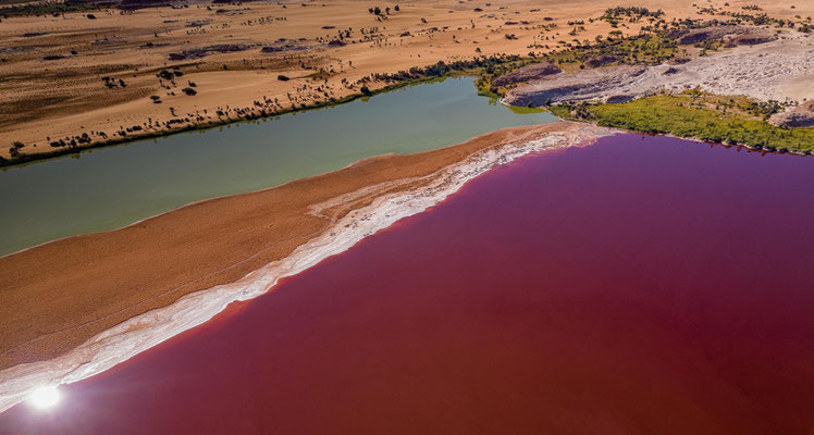 roter und blauer See (Lake Katam)