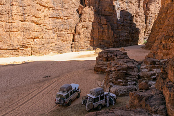 Mittagsrast im Canyon