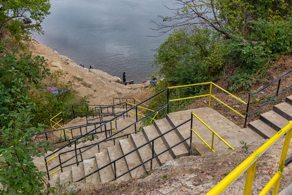 neue Treppe zum Cuanza