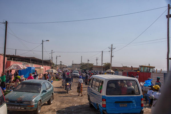 Außenviertel in Lubango