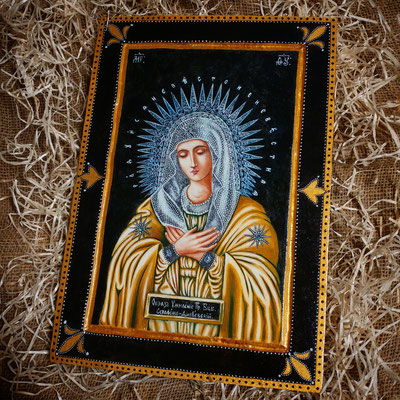 Образ Пресвятой Богородицы "Умиление", Серафимо - Дивеевская.