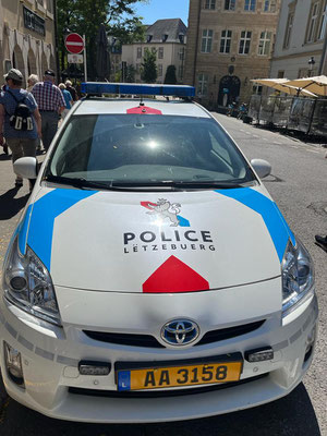 Polizeiauto Luxemburg