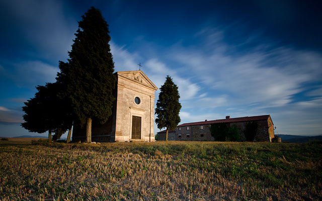 Cappella della Madonna di Vitaleta - Val d´Orcia - Toskana