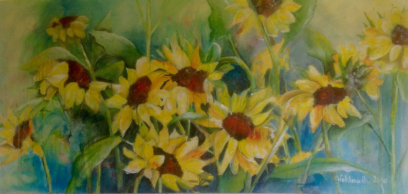 sunflowers, 150x70