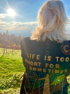 Wollmantel, "life is too short for sometimes"
