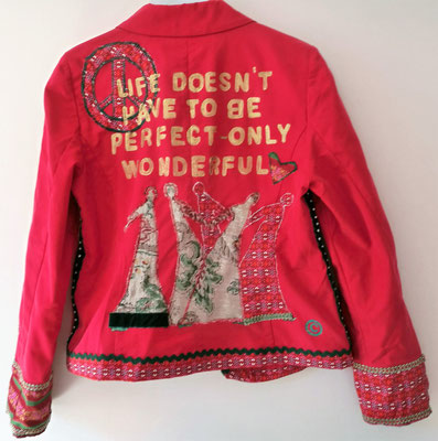 Baumwoll-Blazer, Modell 26, "wonderful life"