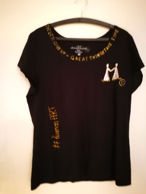 Shirt, "great things take time", Gr L