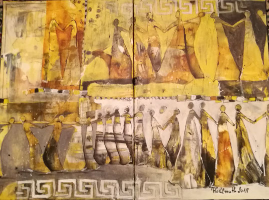 the bright side of life,  Diptychon 145x90