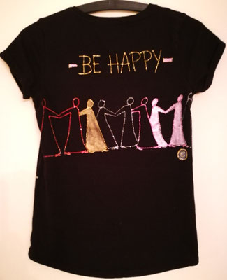 Shirt "be happy", XXS