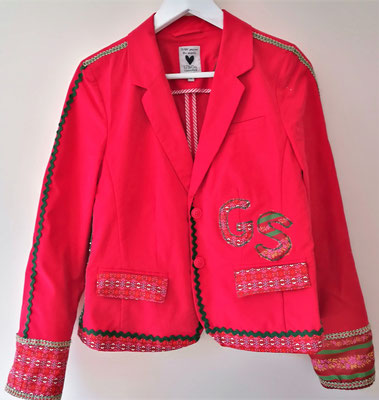 Baumwoll-Blazer, Modell 26,"wonderful life"