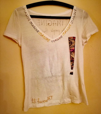 Shirt, "imagine", Gr. S