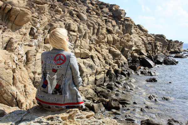Baumwollblazer kariert, Modell 20, "hunting goals"